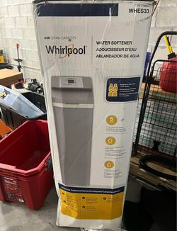 Whirlpool 33000 Grain Water Softener For Hard Water and Iron Reduction