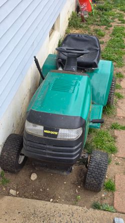 Weed eater ride on mower