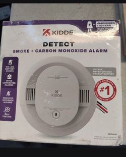 Smoke detector carbon monoxide combo hard wired battery back up
