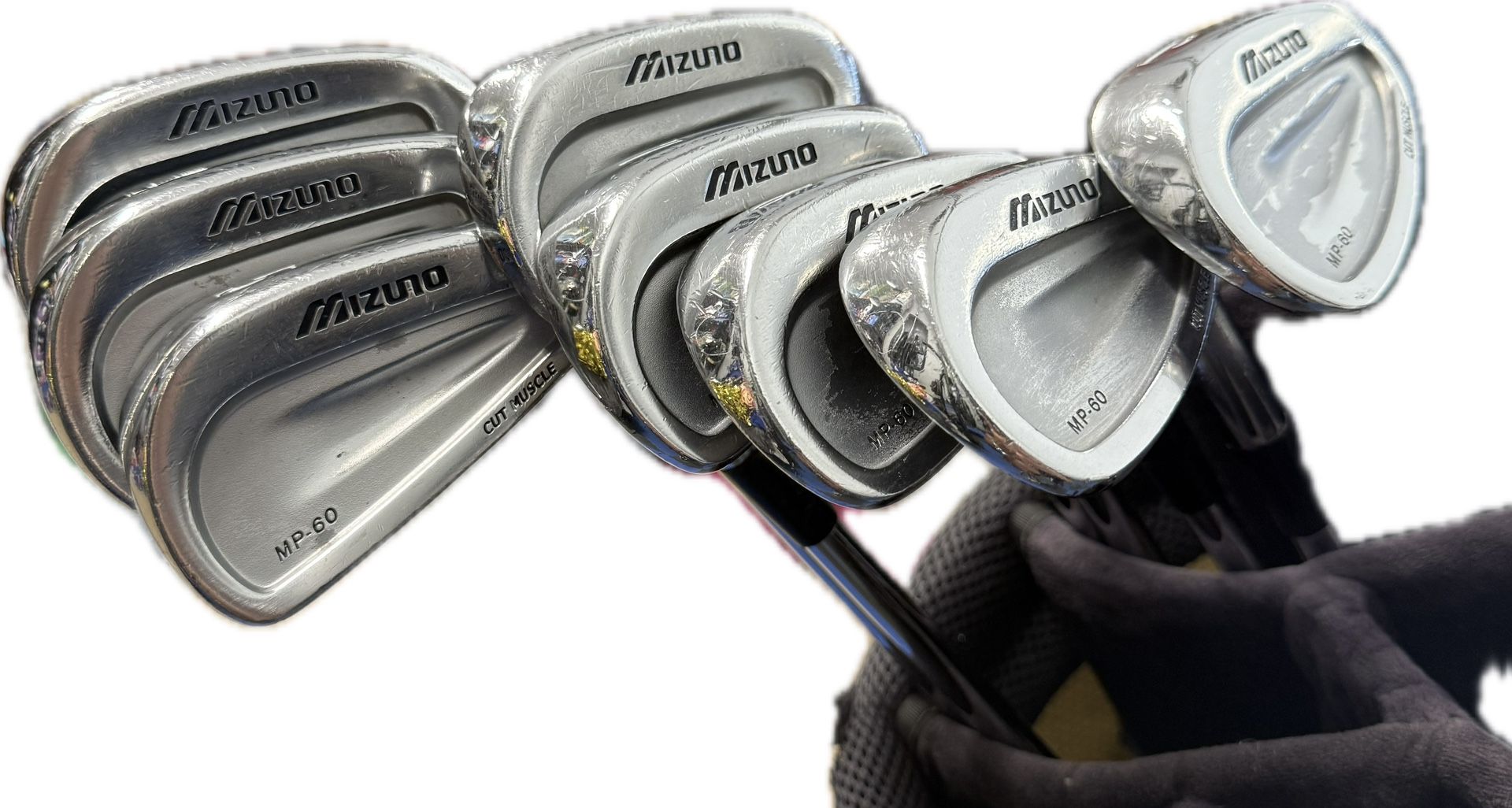 Mizuno MP-60 Forged Iron Set 3-9 + PW (8 Clubs) - Read! - Dynamic Gold Shafts