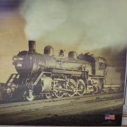 STEAM LOCOMOTIVE TRAIN PICTURE 3D