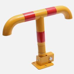 Car Parking Space Lock Bollard Ylw-Red T Shape With Spring