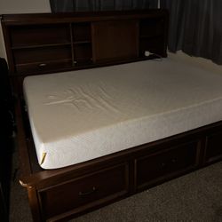 Full Size Bed Frame w/ Mattress