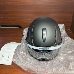 Demon United Ski and Snowboard Visor Helmet