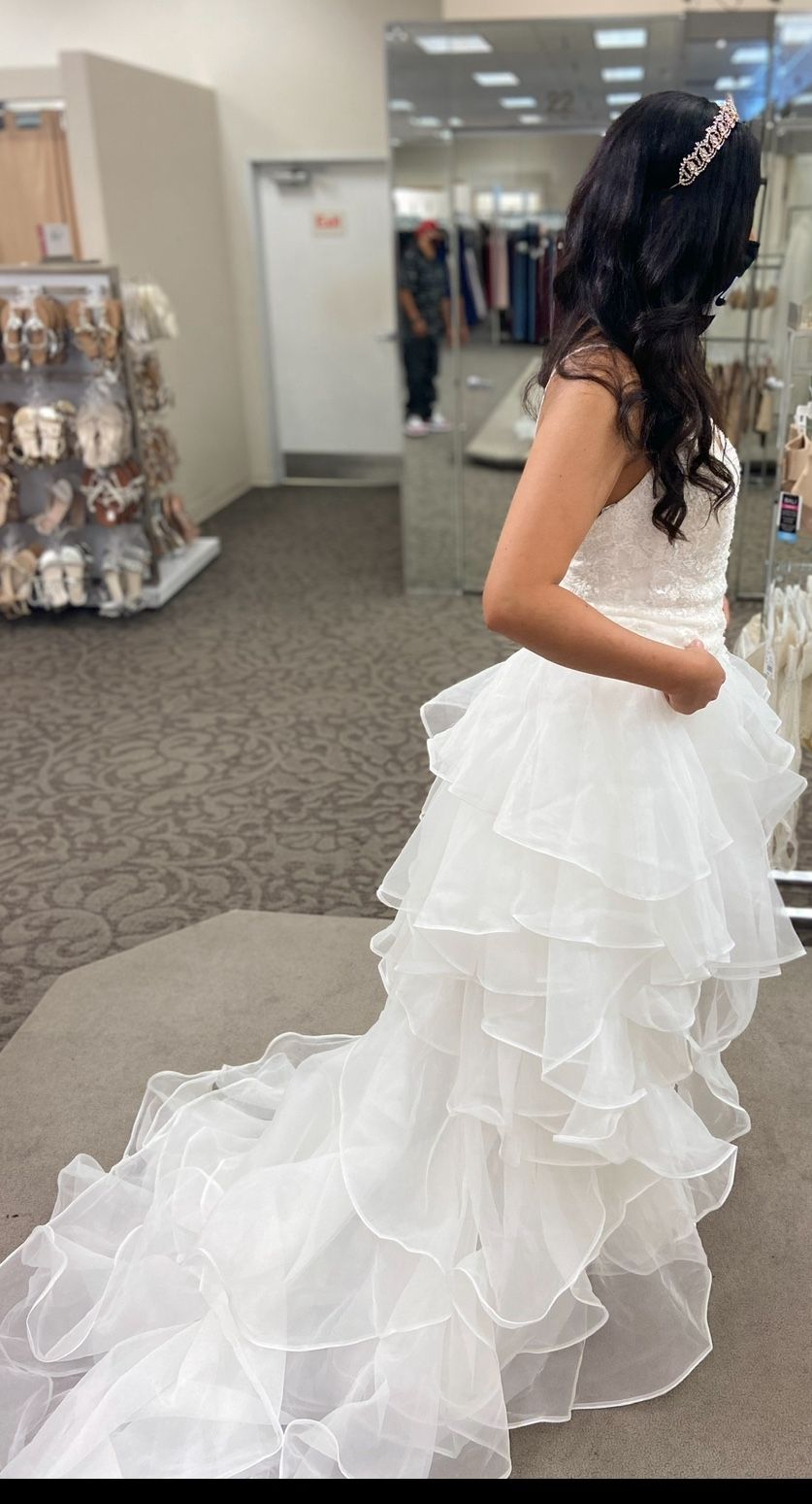 Two-piece wedding dress Size 8