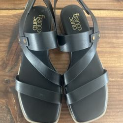 Franco Sarto Leather Sandals 8.5