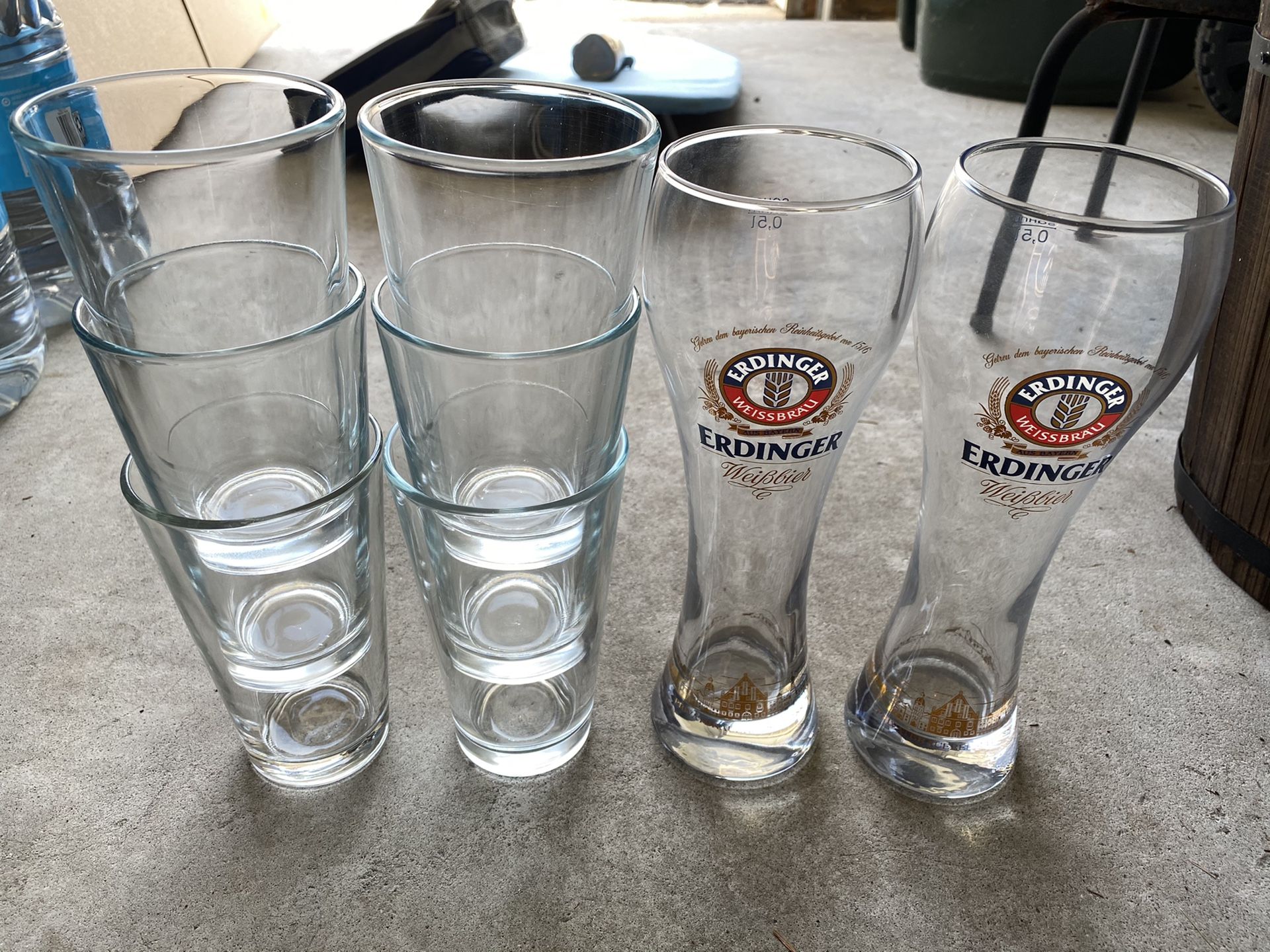 Pint glasses