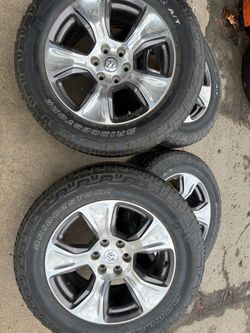 Ram Truck Wheels with Bridgestone Dueler A/T Tires