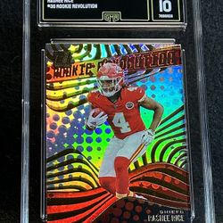 2023 Donruss 🔥 Rasheed Rice 🔥 Rookie Revolution GMA 10 💎 Mint - Kansas City Chiefs