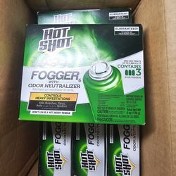 Hot shot fogger (6) 3 packs brand new