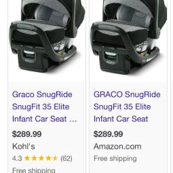 GRACO SnugRide SnugFit 35 Elite Infant Car Seat