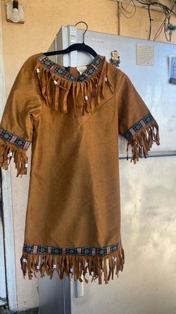 Vestido para niña estilo India apache size L de 12 - 14