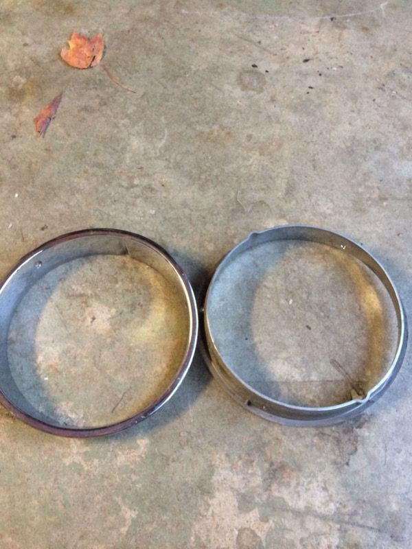 Jeep Wrangler headlight rings