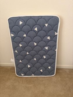 Blue Quilted Baby Mattress