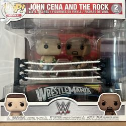 John Cena and The Rock Funko Pop