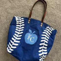 New Kansas City Royals Blue Tote / Carry-On Bag KC Baseball