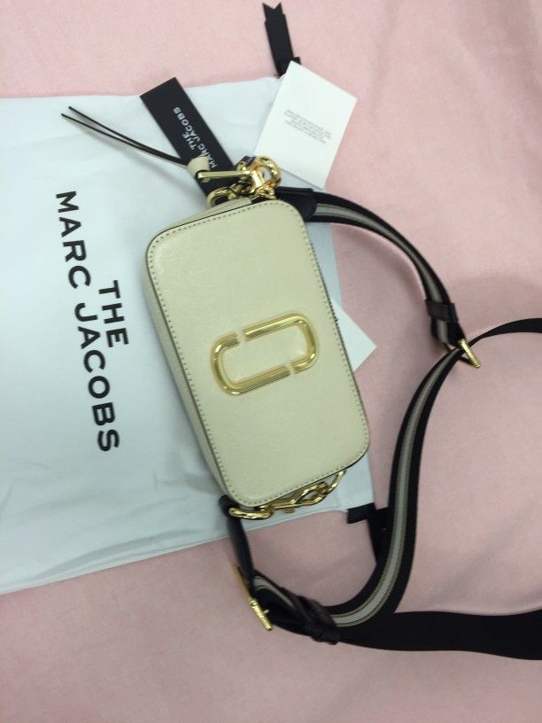 Marc Jacobs The Snapshot Crossbody Bag Cloud White Multi