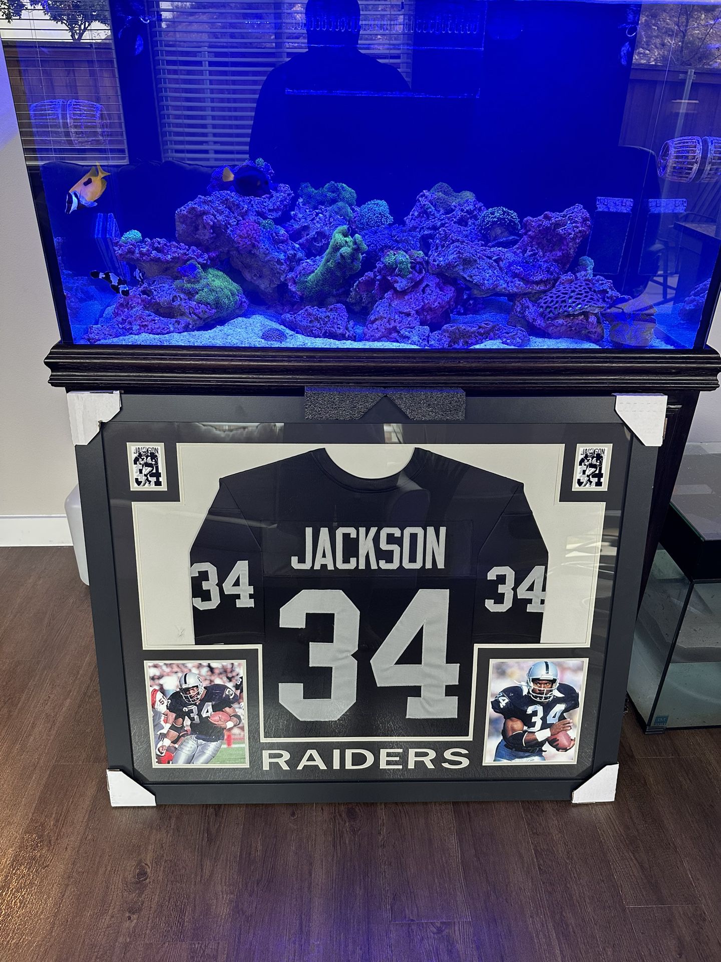 Bo Jackson Raiders Large  Framed Jersey