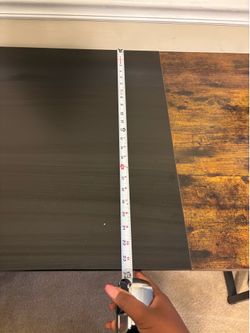 63” x 24” rustic desk