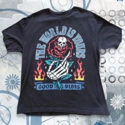 "the world is yours" tee
