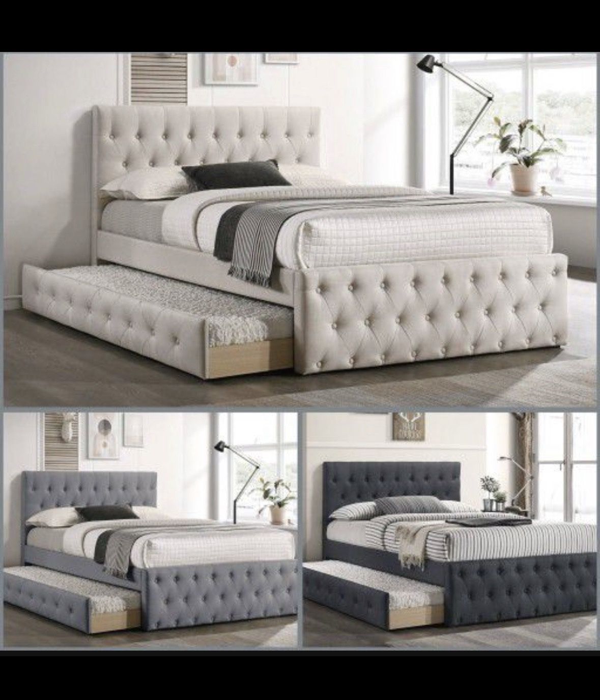 Full Bed With Trundle Not Including Mattress 