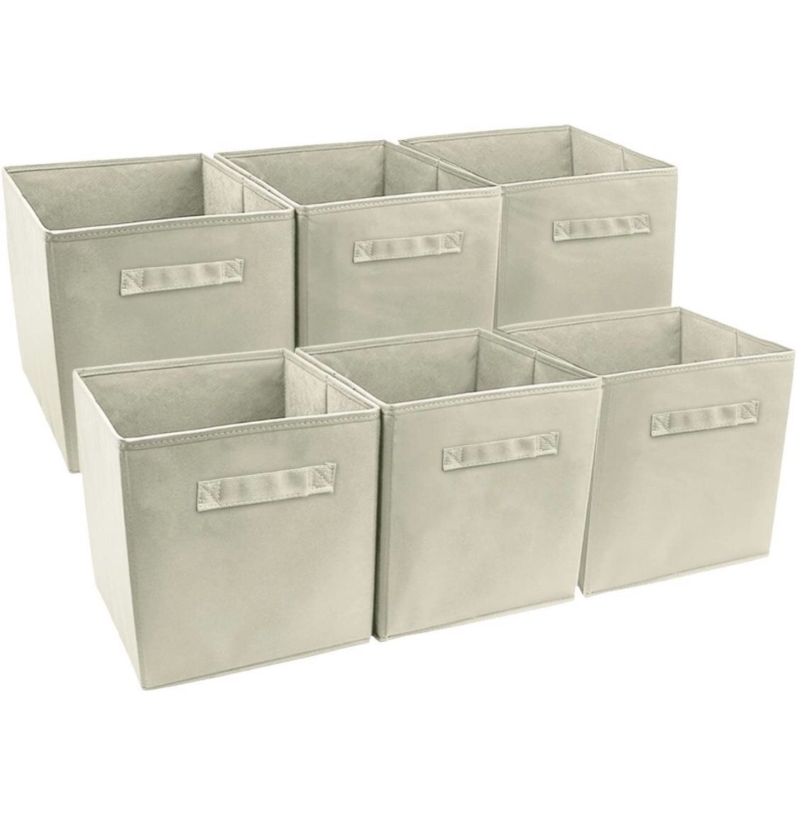 Sorbus Foldable Storage Cube Baskets (6 Pack)