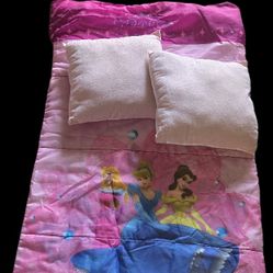 Disney Princess Sleep Bag With 2 Pillow for Girls. 