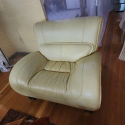 Elegant Yellow Sofa & Love Seat Set.