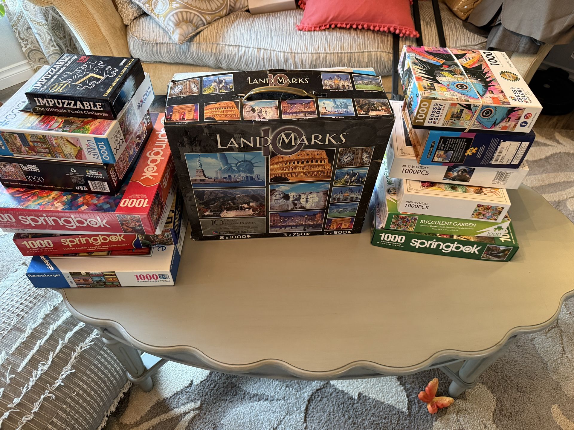 Lot Of 23 Puzzles