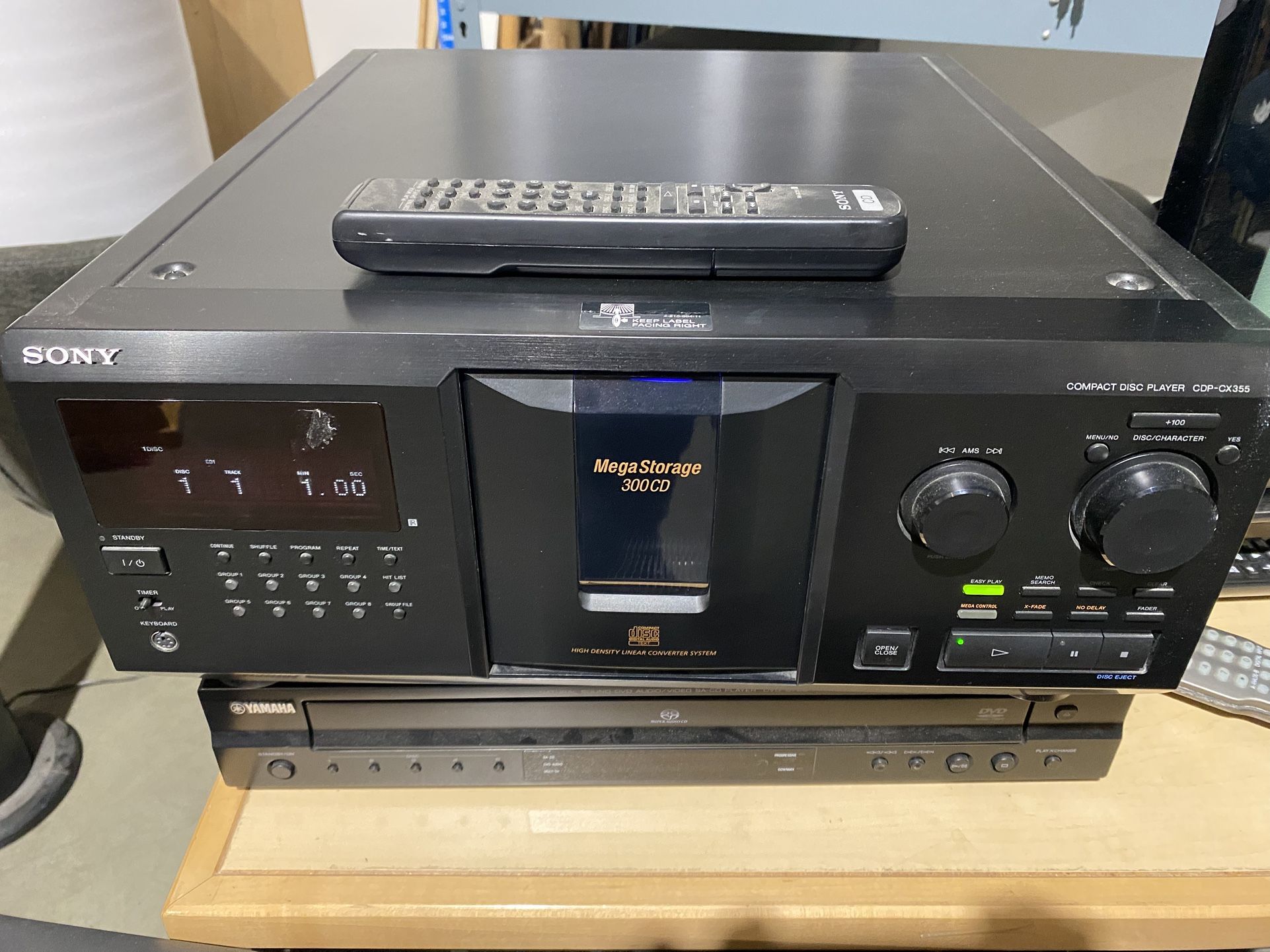 300 Disc Sony CD Mega Changer - New Belts - Works