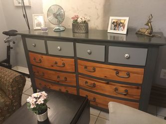 Big and solid wood buffet