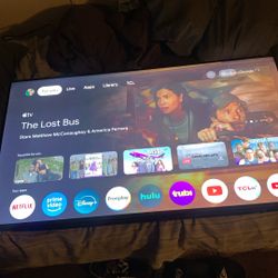 TCL 65” Flat Screen Tv Still New With Remote 