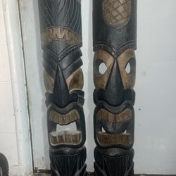 Hand Carved Tikis 