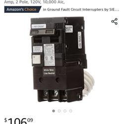 Murray 120\240V  15Amp 2pole GFCI Breakers 
