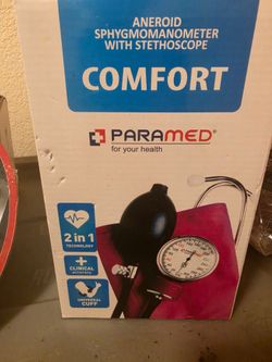 Paramed Comfort Aneroid Sphygmomanometer with Stethoscope
