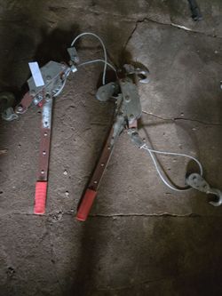 Cable Hand Puller Come-Along Set of 2