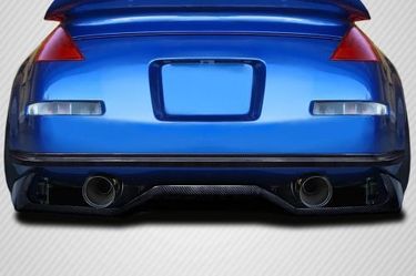 2003-2008 Nissan 350Z Z33 Carbon Creations VTX Rear Diffuser - 2 Piece