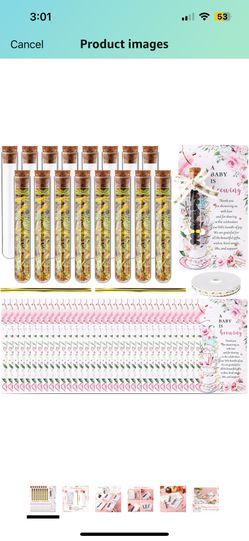 Baby Shower Tea Party Favors