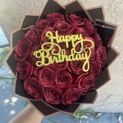 Glitter Roses Bouquet 