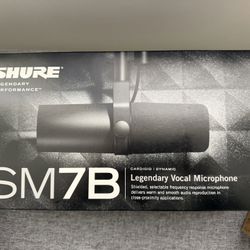 SHURE SM7B MICROPHONE (IN BOX) 