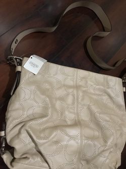 Coach Cream Color Satchel