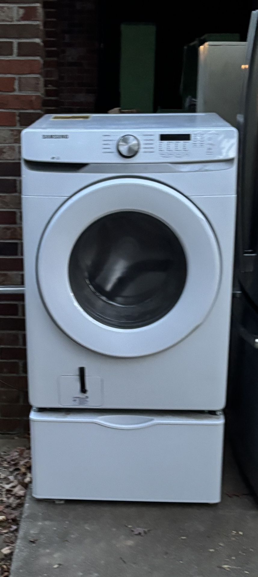 Samsung Washer On Pedestal