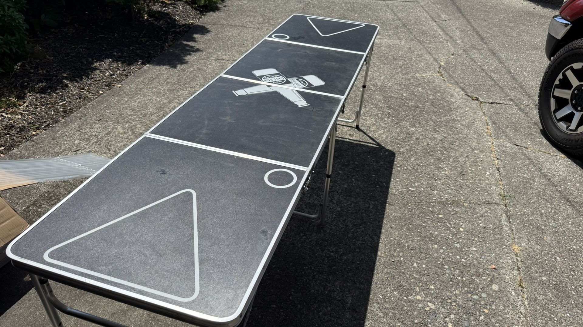 Foldable Beer Pong Table