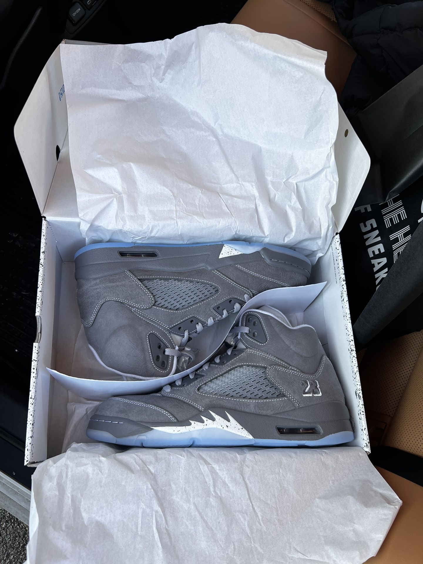 Wolf Grey Jordan 5s Size 12 (in hand)