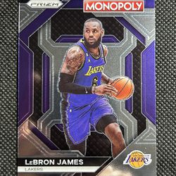 2023-24 Panini Prizm Monopoly Lebron James Los Angeles Lakers