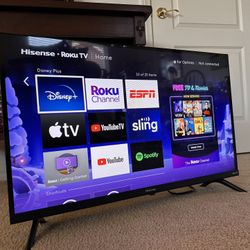 32”  Hisense  LED. LCD  New Smart TV With Remote. 