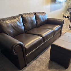 Leather Sofa 