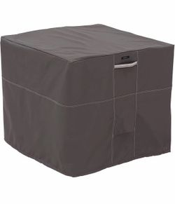 Classic Accessories Ravenna Water-Resistant 34 Inch Square Air Conditioner Cover