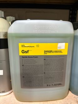 Koch Chemie 5L GSF foam soap $105 (financing available)