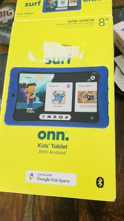NEW ONN 8" Kids Tablet Blue 32GB 4GB Ram ANDROID 11 Go  2GHZ QUAD CORE WIFI 